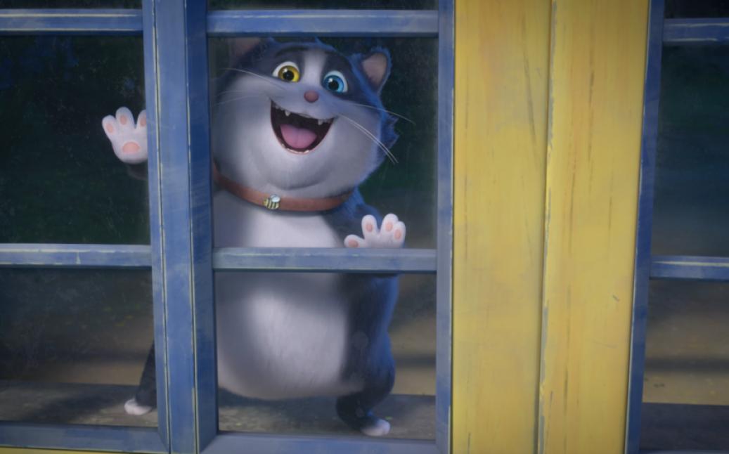 פריים מתוך החתול בעל 10 הנשמות